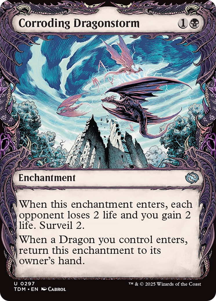 Corroding Dragonstorm (Showcase) [Tarkir: Dragonstorm]-1