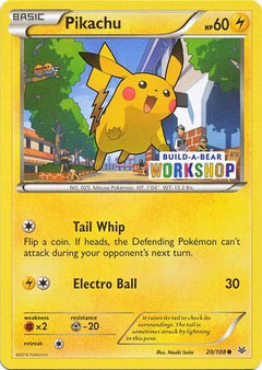 Pikachu (20/108) (Build A Bear Workshop Exclusive) [Miscellaneous Cards]-1