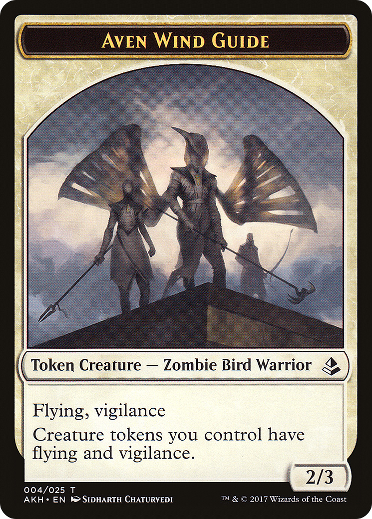 Aven Wind Guide Token [Amonkhet Tokens]-1