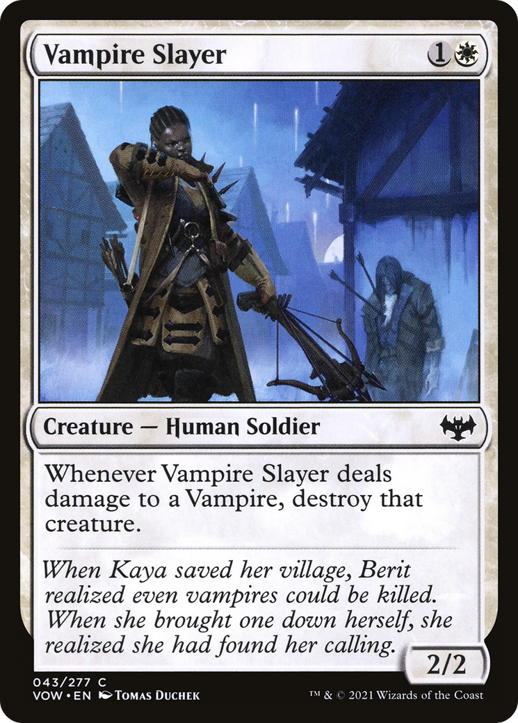 Vampire Slayer (VOW-043) - Innistrad: Crimson Vow-1