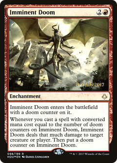 Imminent Doom [Hour of Devastation Prerelease Promos]-1