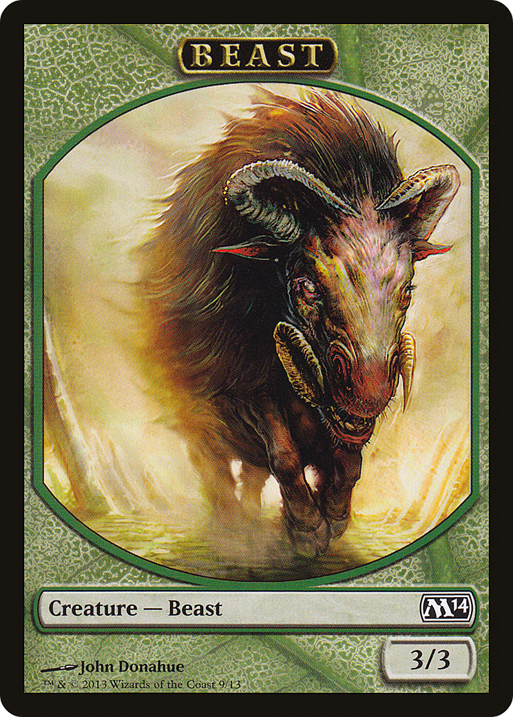 Beast Token [Magic 2014 Tokens]-1
