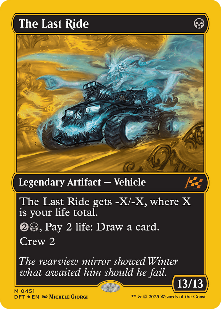 The Last Ride (First-Place Foil) [Aetherdrift]-1