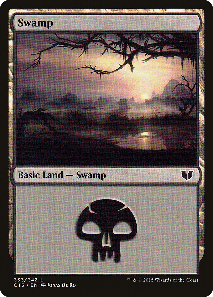 Swamp (333) [Commander 2015]-1