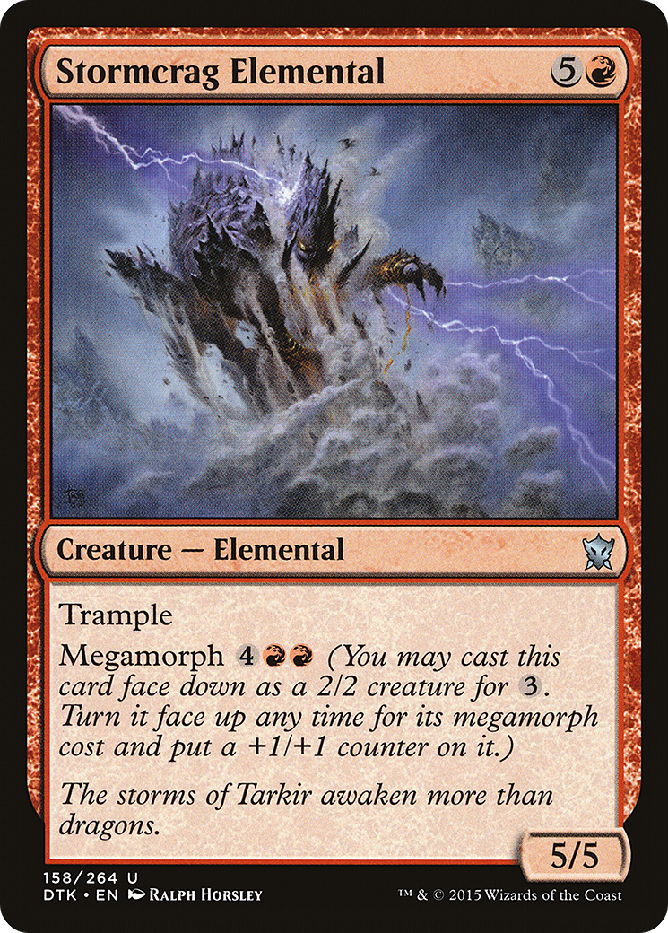 Stormcrag Elemental [Dragons of Tarkir]-1