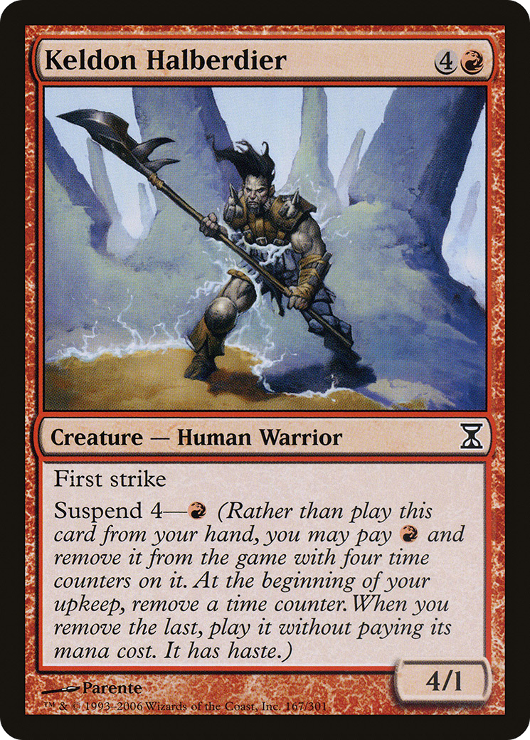 Keldon Halberdier [Time Spiral]-1
