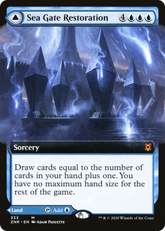 Sea Gate Restoration // Sea Gate, Reborn (Extended Art) [Zendikar Rising]-3