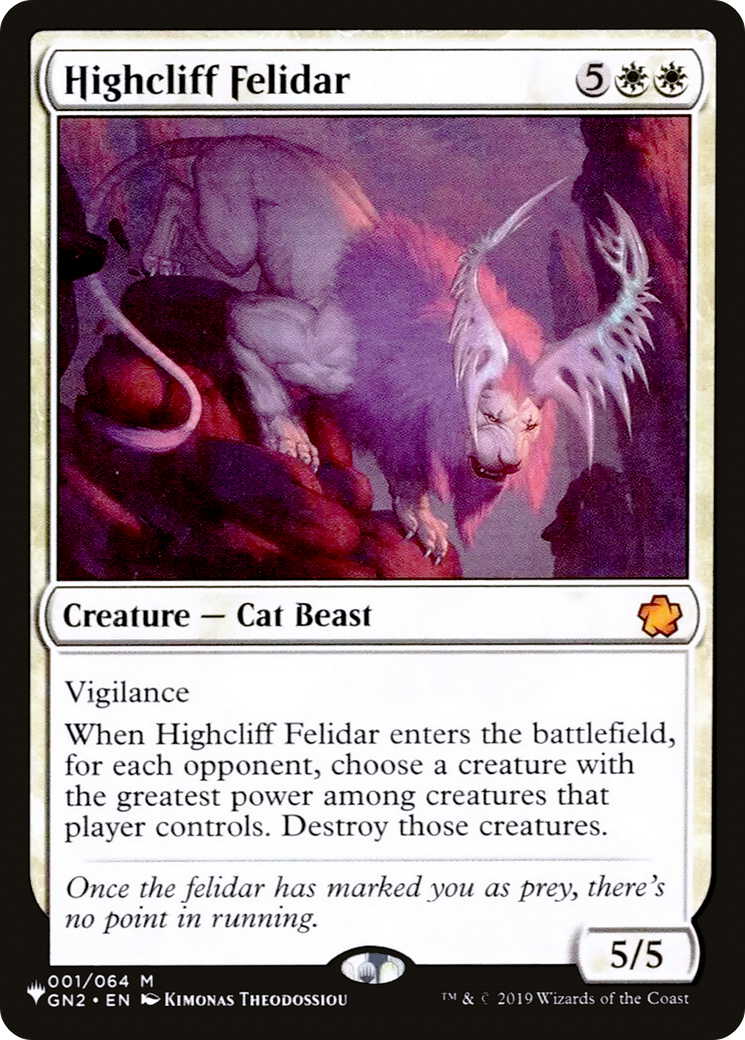 Highcliff Felidar [The List]-1
