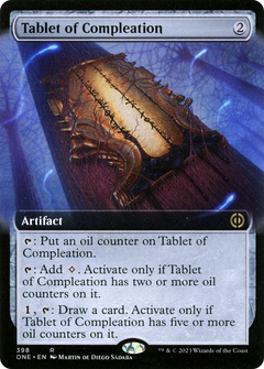 Tablet of Compleation (Extended Art) [Phyrexia: All Will Be One]-1
