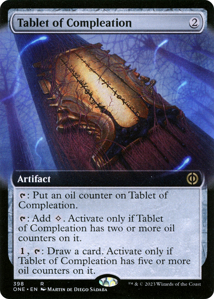 Tablet of Compleation (Extended Art) [Phyrexia: All Will Be One]-1