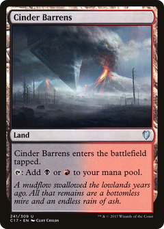 Cinder Barrens [Commander 2017]-1