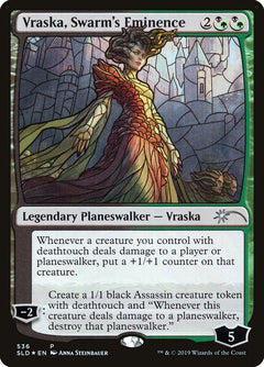 Vraska, Swarm's Eminence (Stained Glass) [Secret Lair Drop Promos]-1