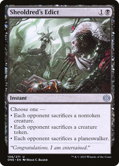 Sheoldred's Edict [Phyrexia: All Will Be One]-1