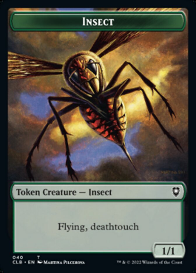 Wolf // Insect Double-Sided Token [Commander Legends: Battle for Baldur's Gate Tokens]-2