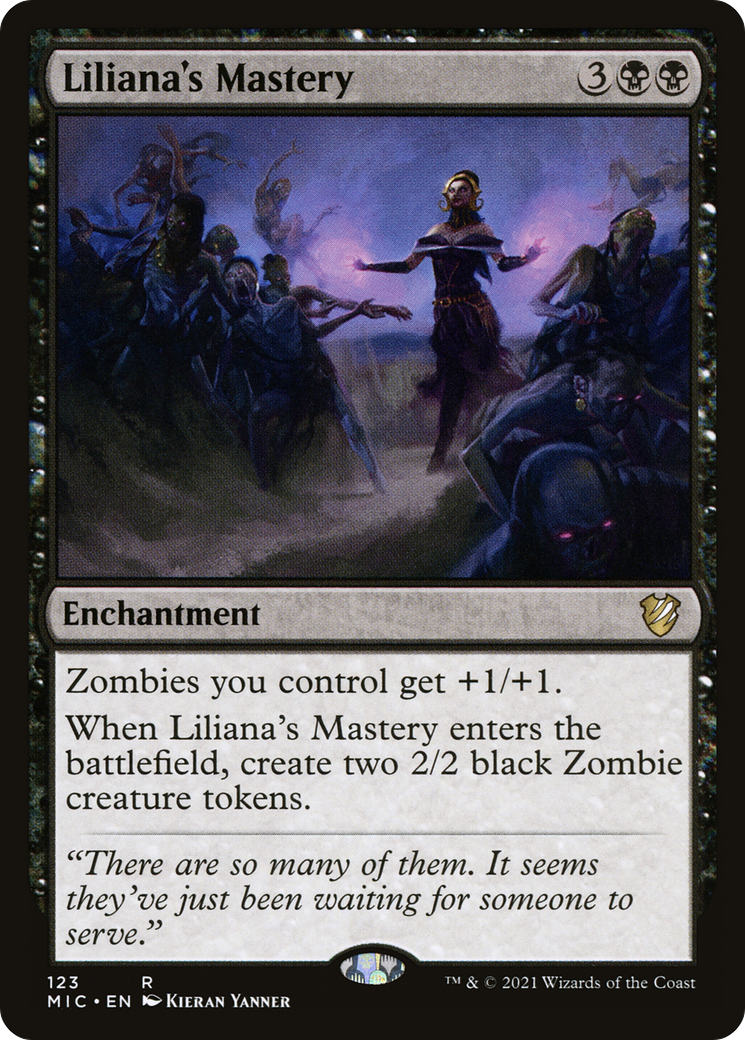 Liliana's Mastery [Innistrad: Midnight Hunt Commander]-1