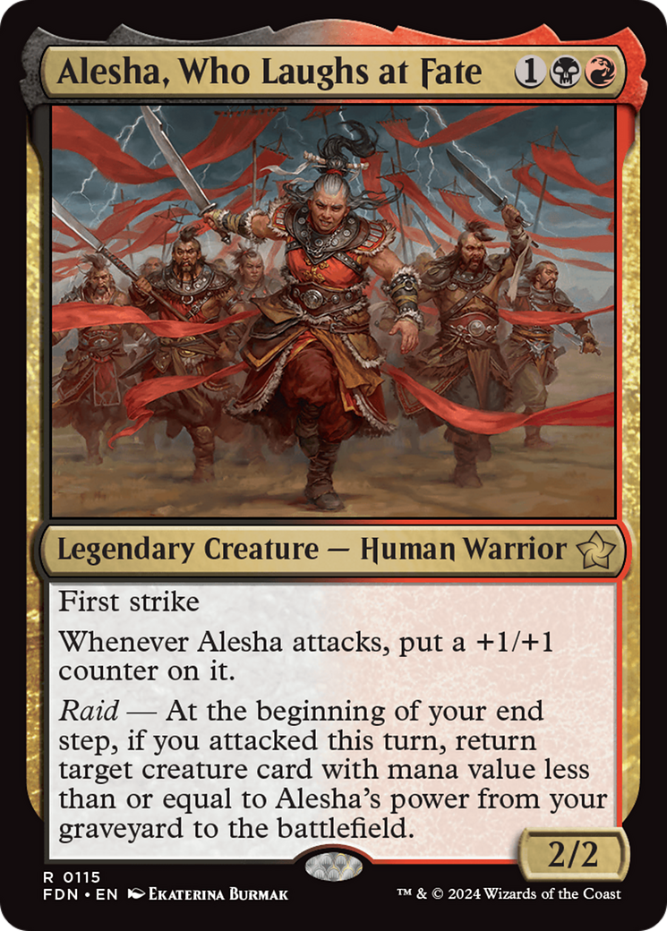 Alesha, Who Laughs at Fate [Foundations]-1