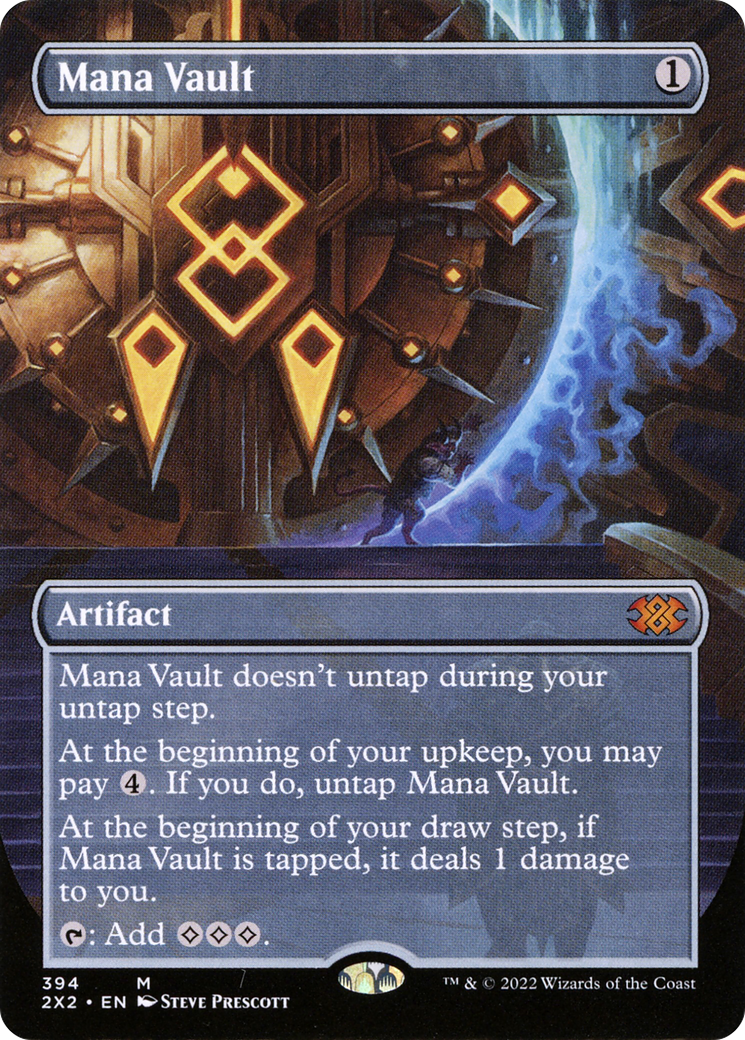 Mana Vault (Borderless Alternate Art) [Double Masters 2022]-1