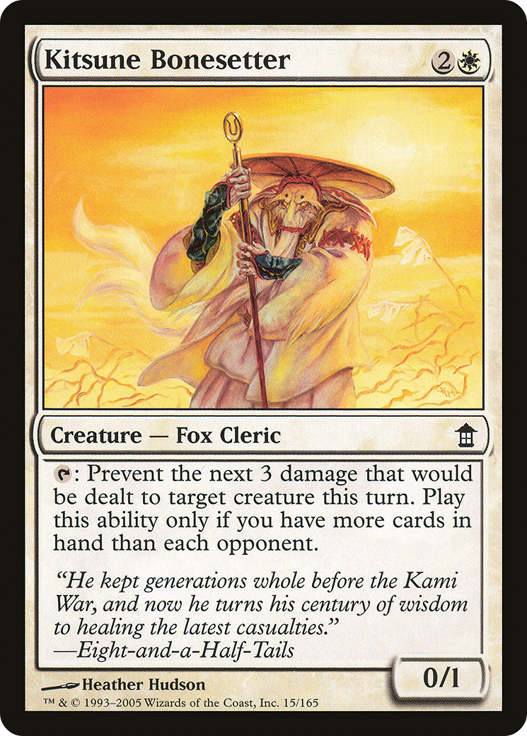 Kitsune Bonesetter [Saviors of Kamigawa]-1