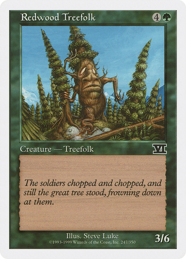 Redwood Treefolk [Classic Sixth Edition]-1
