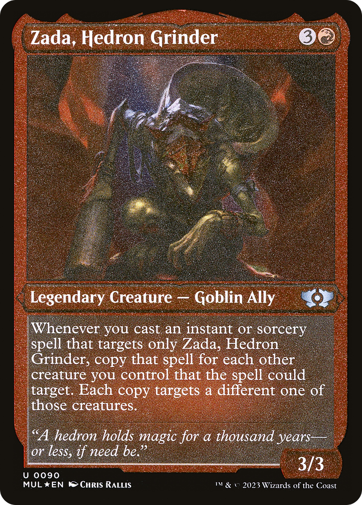 Zada, Hedron Grinder (Foil Etched) (MUL-090) - Multiverse Legends Foil-1