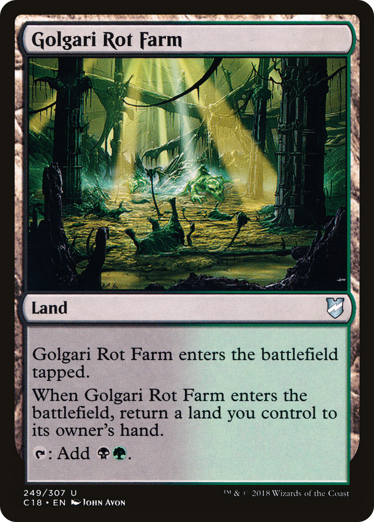Golgari Rot Farm [Commander 2018]-1