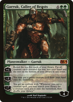 Garruk, Caller of Beasts [Magic 2014]-1