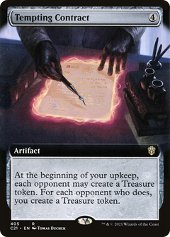 Tempting Contract (Extended Art) [Commander 2021]-1
