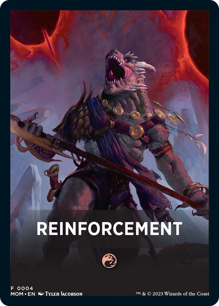 Reinforcement Theme Card [March of the Machine Tokens]-1