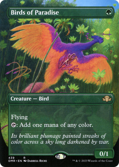 Birds of Paradise (Borderless Alternate Art) [Dominaria Remastered]-1