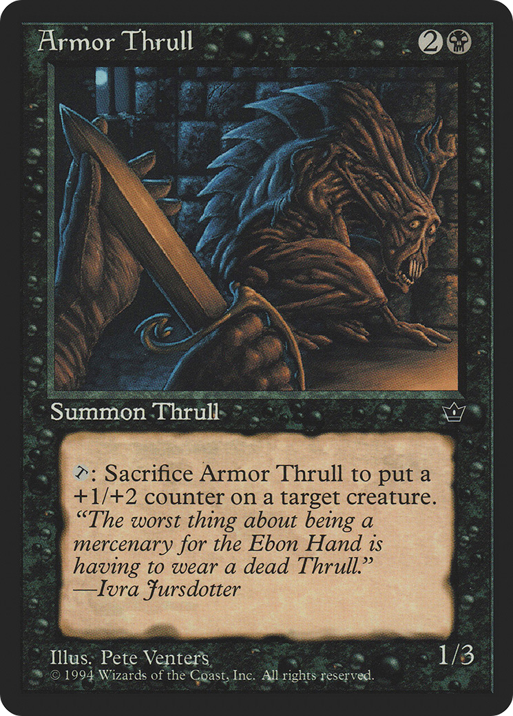 Armor Thrull (Pete Venters) [Fallen Empires]-1