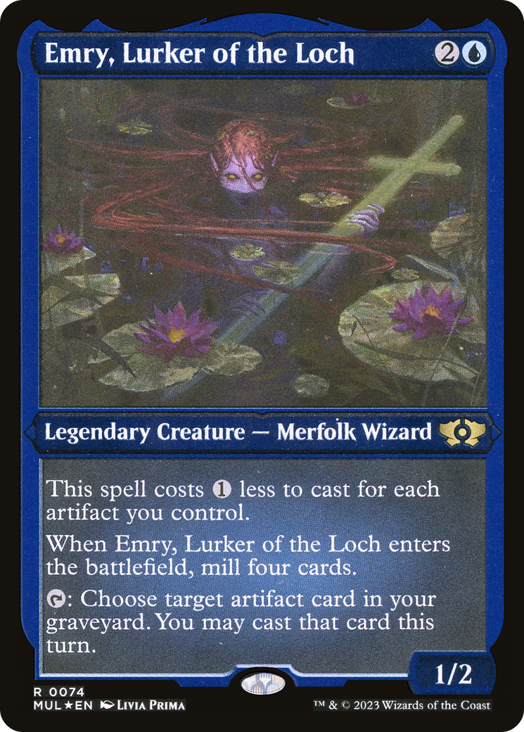 Emry, Lurker of the Loch (Foil Etched) [Multiverse Legends]-1