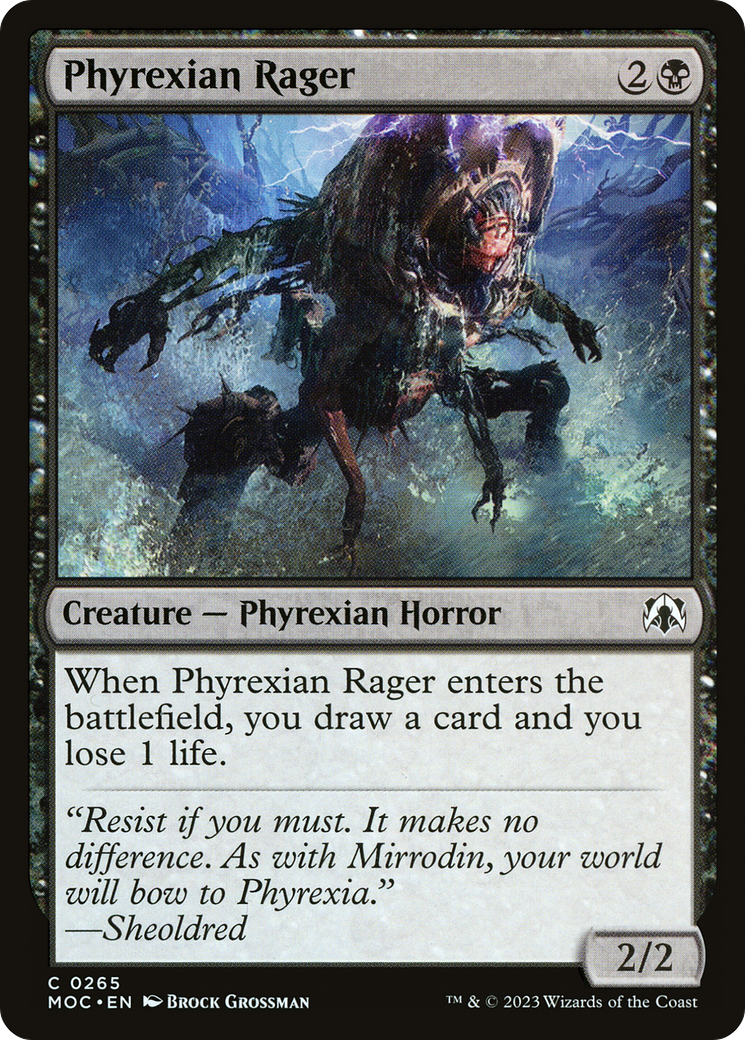Phyrexian Rager [March of the Machine Commander]-1