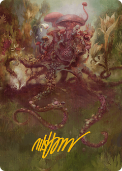 Sowing Mycospawn Art Card (Gold-Stamped Signature) [Modern Horizons 3 Art Series]-1