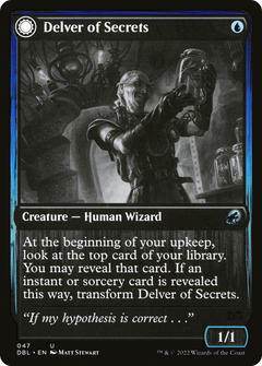 Delver of Secrets // Insectile Aberration [Innistrad: Double Feature]-4