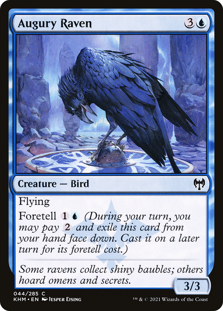 Augury Raven [Kaldheim]-1