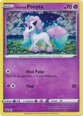 Galarian Ponyta (SWSH013) [Sword & Shield: Black Star Promos]-1