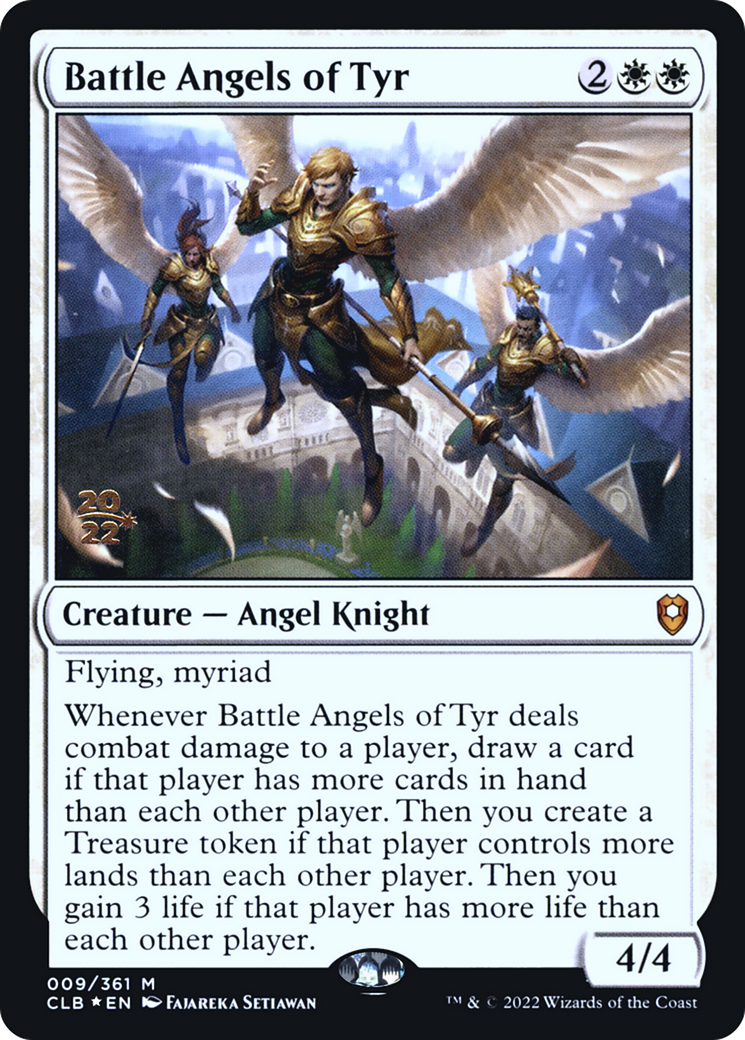 Battle Angels of Tyr [Commander Legends: Battle for Baldur's Gate Prerelease Promos]-1