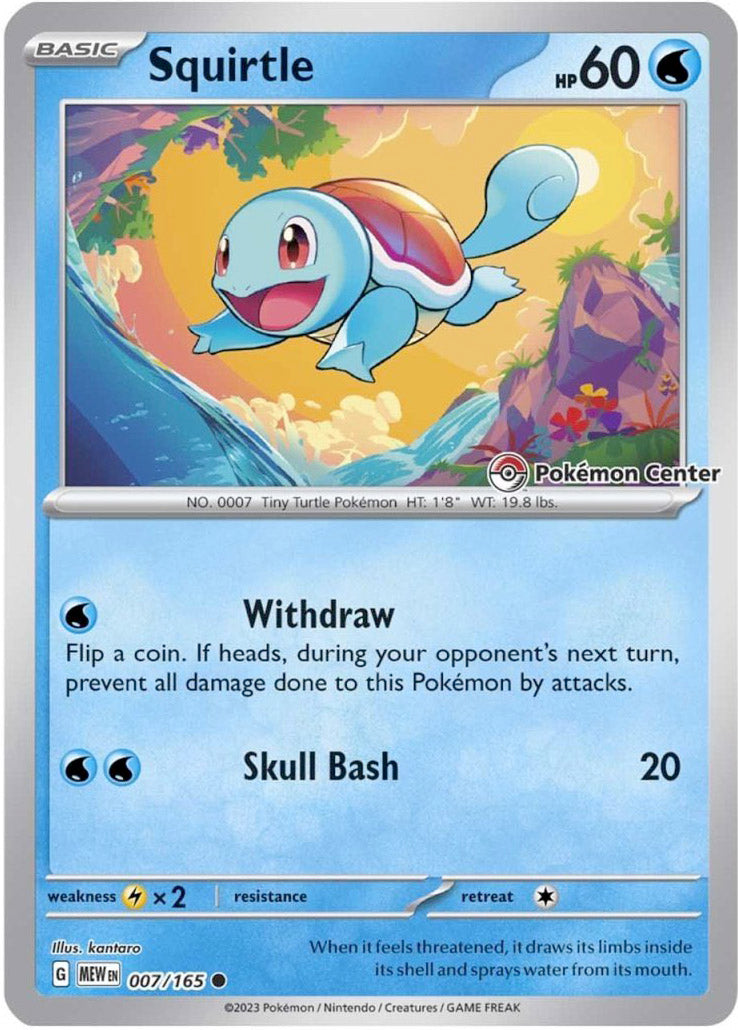 Squirtle (007/165) (Pokemon Center) [Scarlet & Violet 151]-1