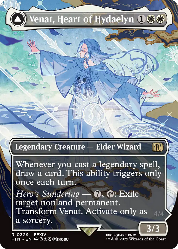 Venat, Heart of Hydaelyn (Borderless) (FIN-329) - FINAL FANTASY (Borderless) Foil-3