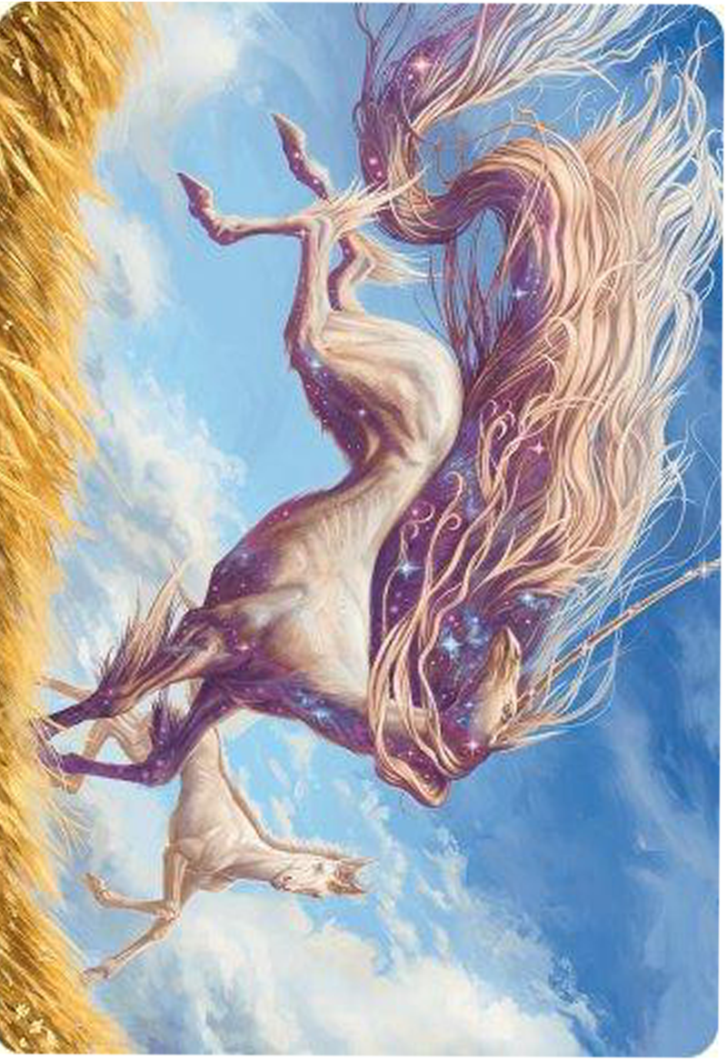 Nyxborn Unicorn Art Card [Modern Horizons 3 Art Series]-1