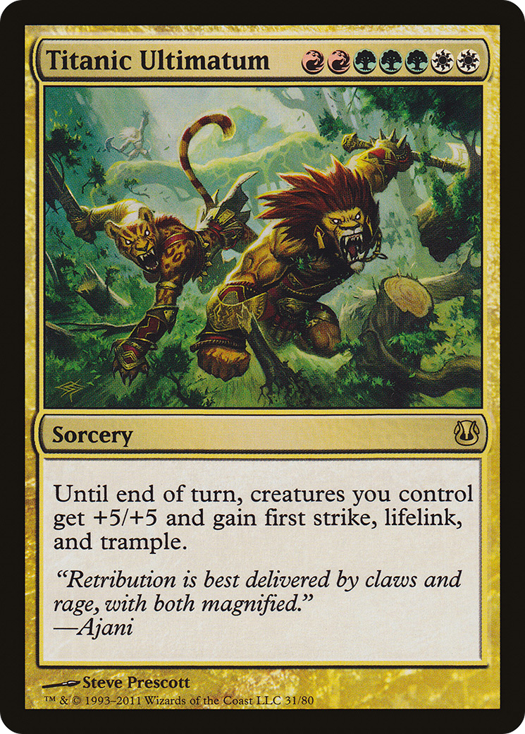 Titanic Ultimatum [Duel Decks: Ajani vs. Nicol Bolas]-1