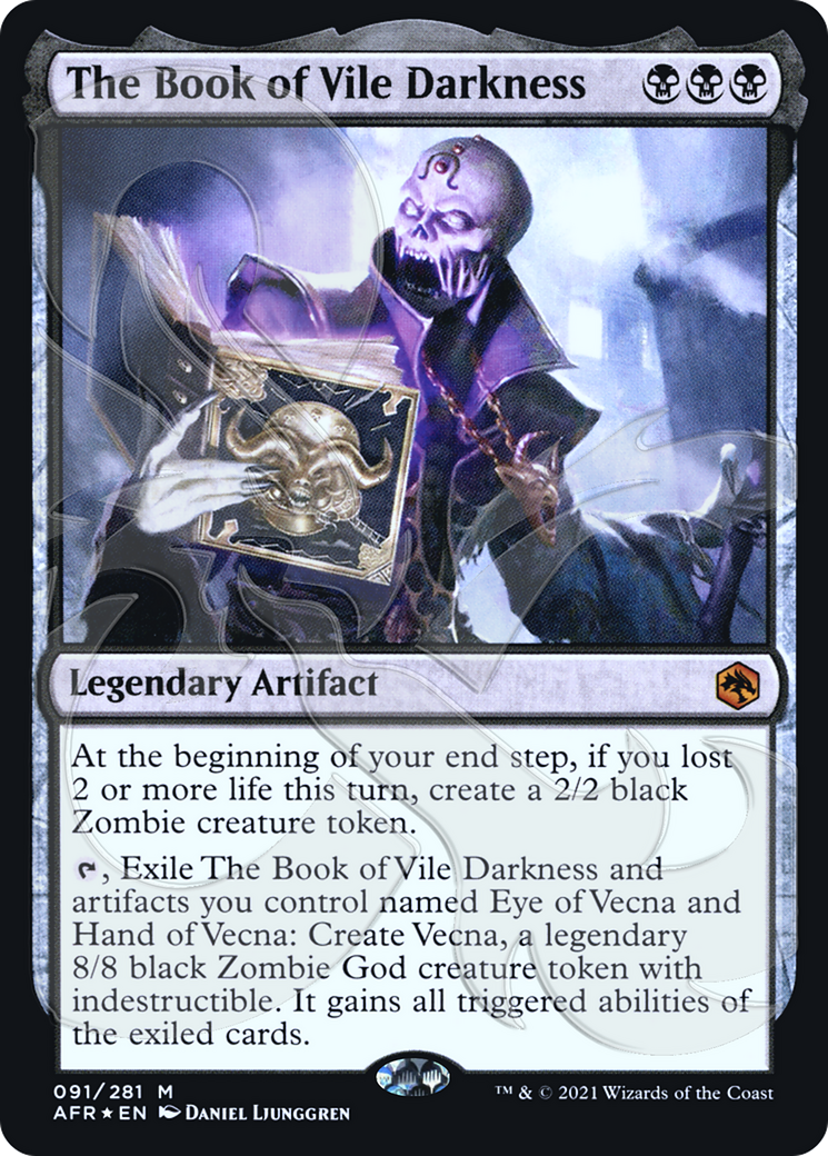 The Book of Vile Darkness (Ampersand Promo) [Dungeons & Dragons: Adventures in the Forgotten Realms Promos]-1