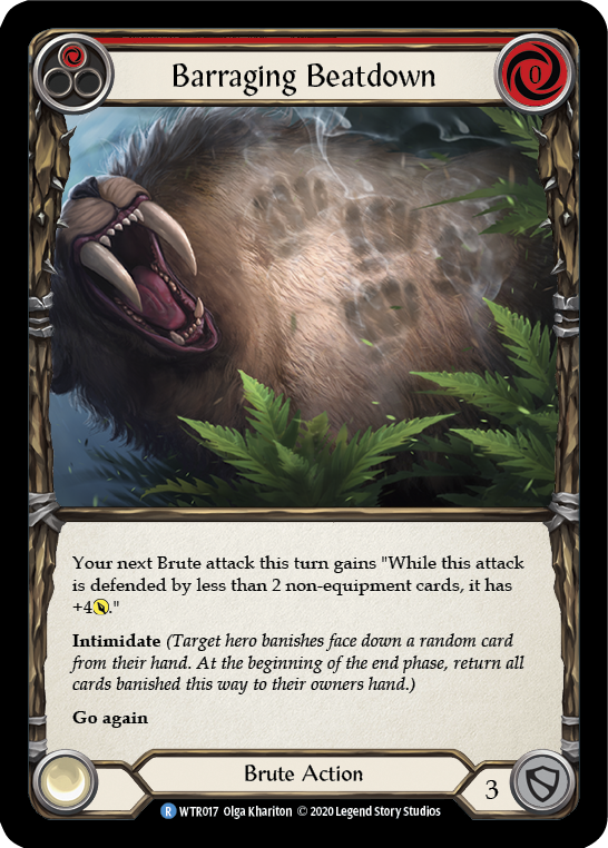 Barraging Beatdown (Red) [U-WTR017] (Welcome to Rathe Unlimited)  Unlimited Normal-2