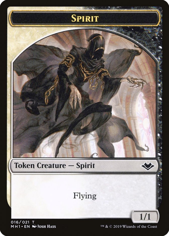 Rhino (013) // Spirit (016) Double-Sided Token [Modern Horizons Tokens]-2