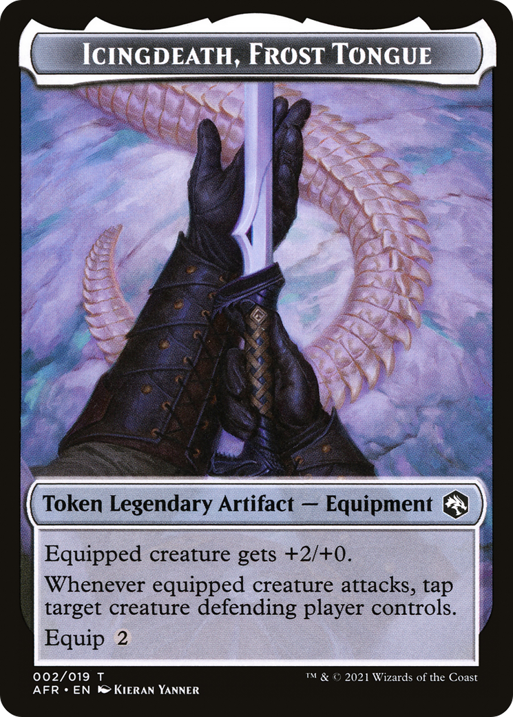 Icingdeath, Frost Tongue Token [Dungeons & Dragons: Adventures in the Forgotten Realms Tokens]-1
