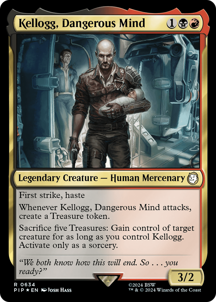 Kellogg, Dangerous Mind (Surge Foil) [Fallout]-1