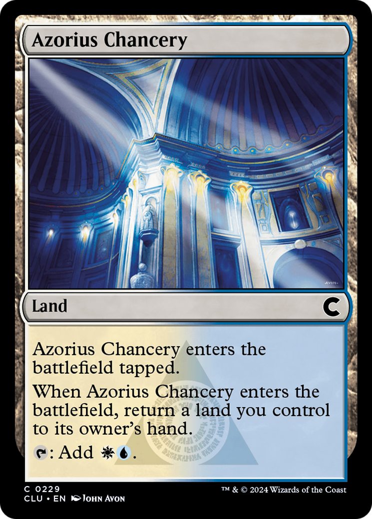 Azorius Chancery [Ravnica: Clue Edition]-1