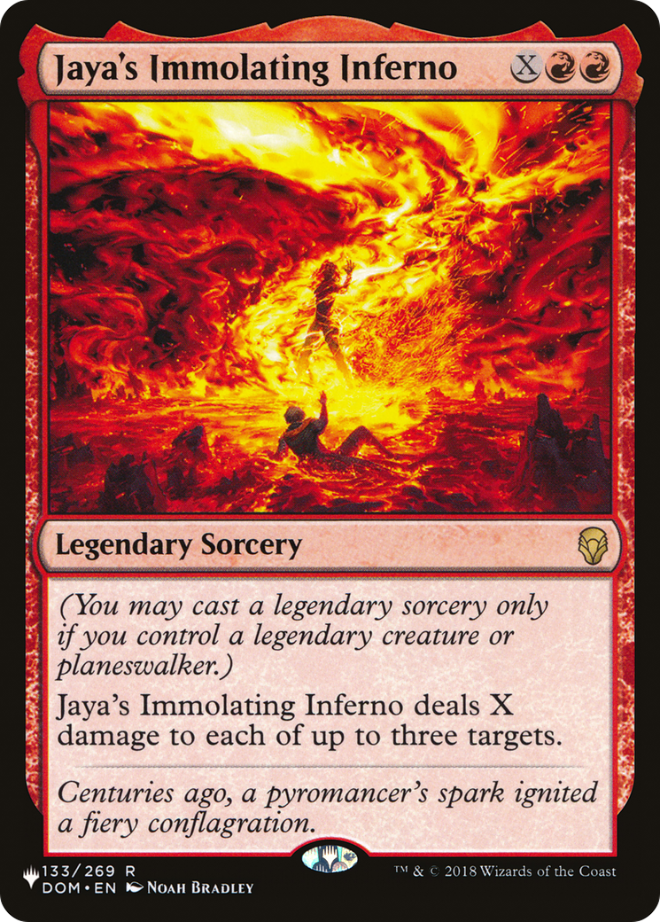 Jaya's Immolating Inferno [The List]-1