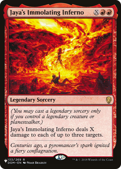 Jaya's Immolating Inferno [The List]-1