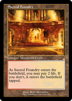 Sacred Foundry (Retro) [Ravnica Remastered]-1